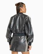 Adidas Black Leather Jacket Women