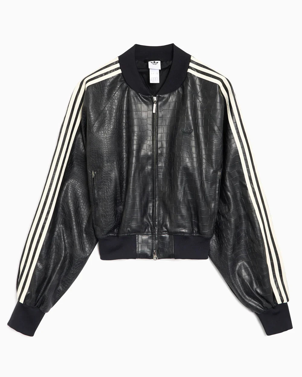 Adidas Black Leather Jacket Women