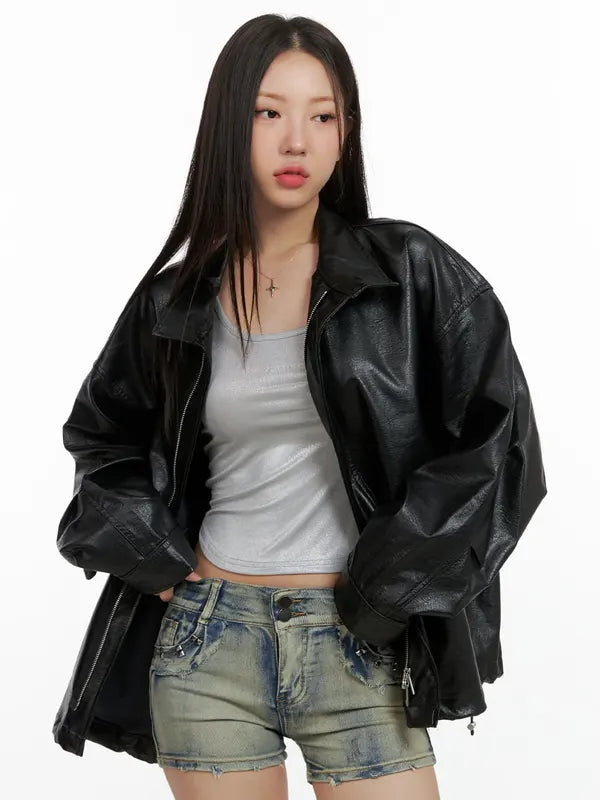 Korean Leather Jacket