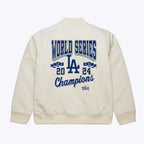 la-dodgers-2024-world-series-champions-cream-bomber-jacket