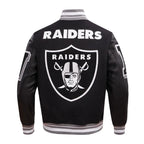 Las Vegas Raiders Mashup Classic Rib Varsity Jacket
