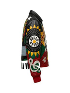 Chris Brown R&B Tour 2026 Leather Bomber Jacket