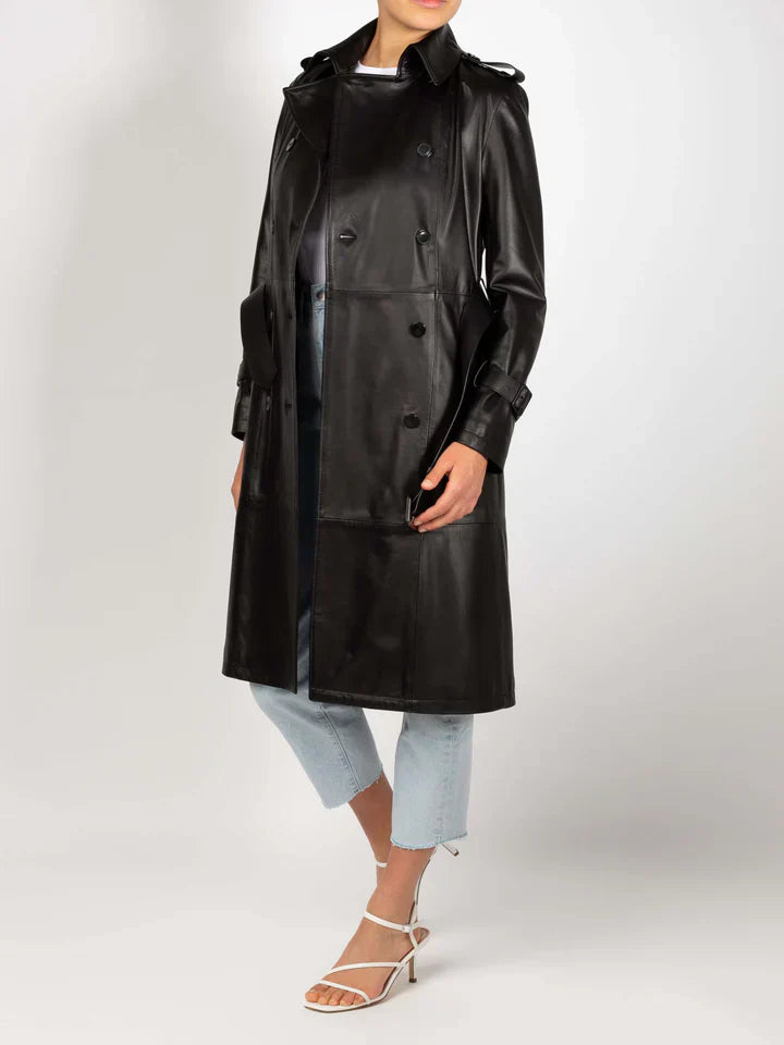 long-leather-trench-coat-women