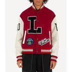 Pop Smoke Louis Vuitton Dreaming Red Varsity Jacket