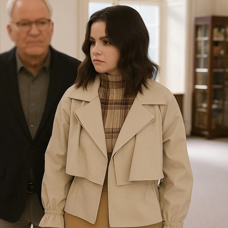 Only Murders in the Building S05 Mabel Mora Beige Jacket
