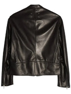 Maison Margiela 5 Zip Leather Jacket