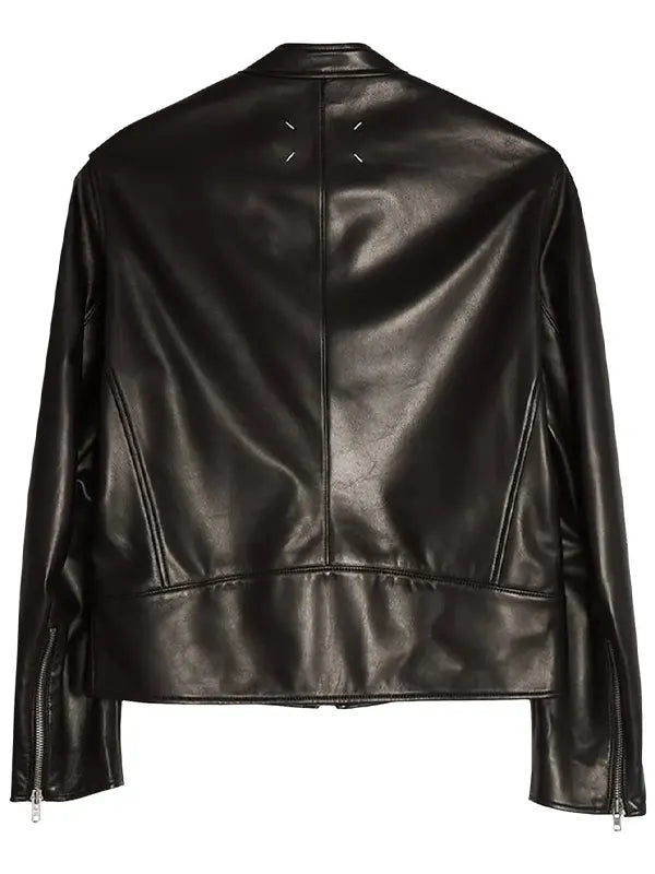 Maison Margiela 5 Zip Leather Jacket