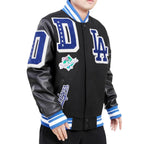 Los Angeles Dodgers Blue and White Letterman Jacket