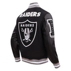 Las Vegas Raiders Mashup Classic Rib Varsity Jacket