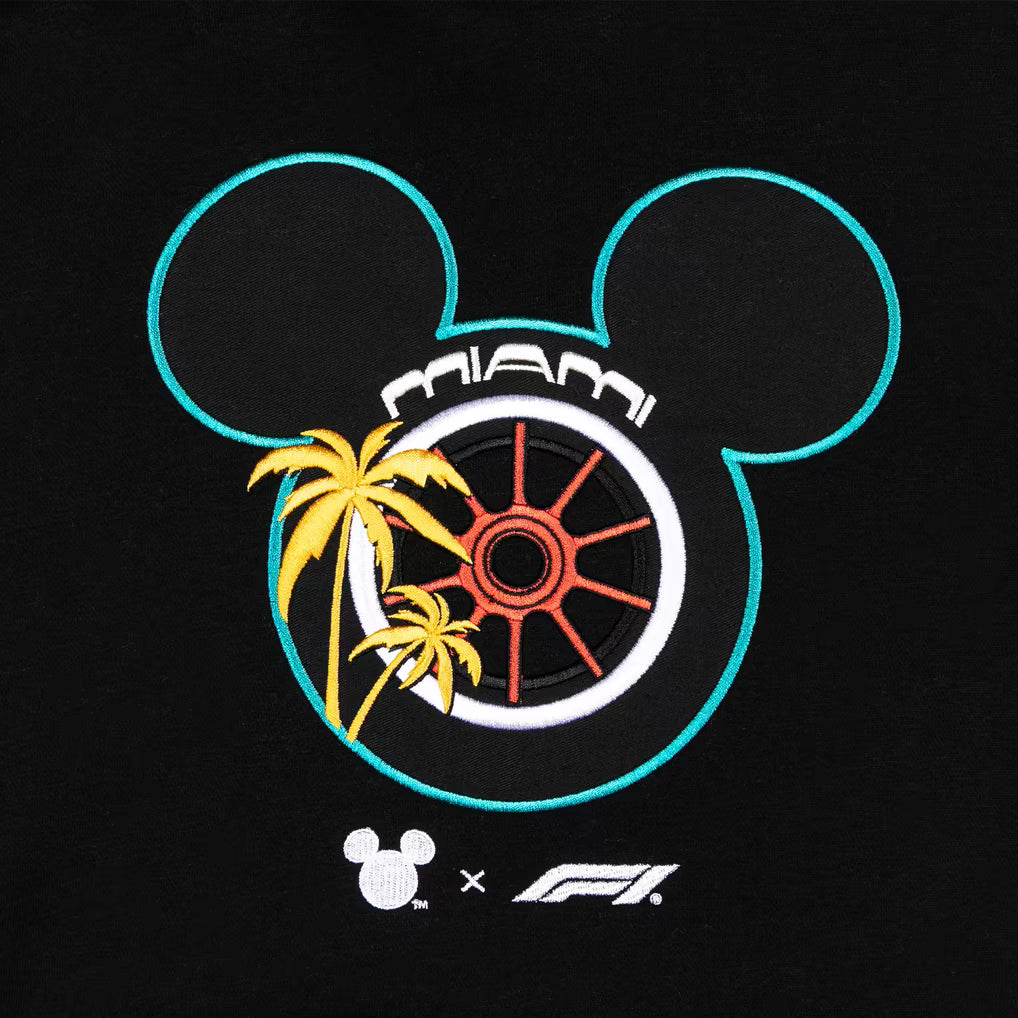 Disney x Formula 1 Miami 2026 Black Hoodie
