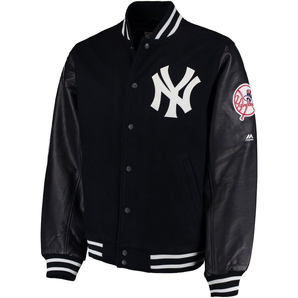 New York Yankees Majestic Navy Varsity Jacket