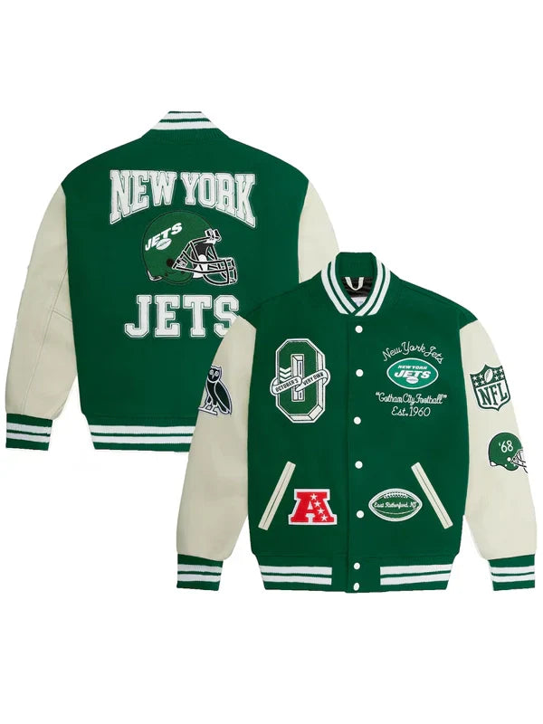 mens-ovo-x-nfl-green-new-york-jets-full-snap-varsity-jacket