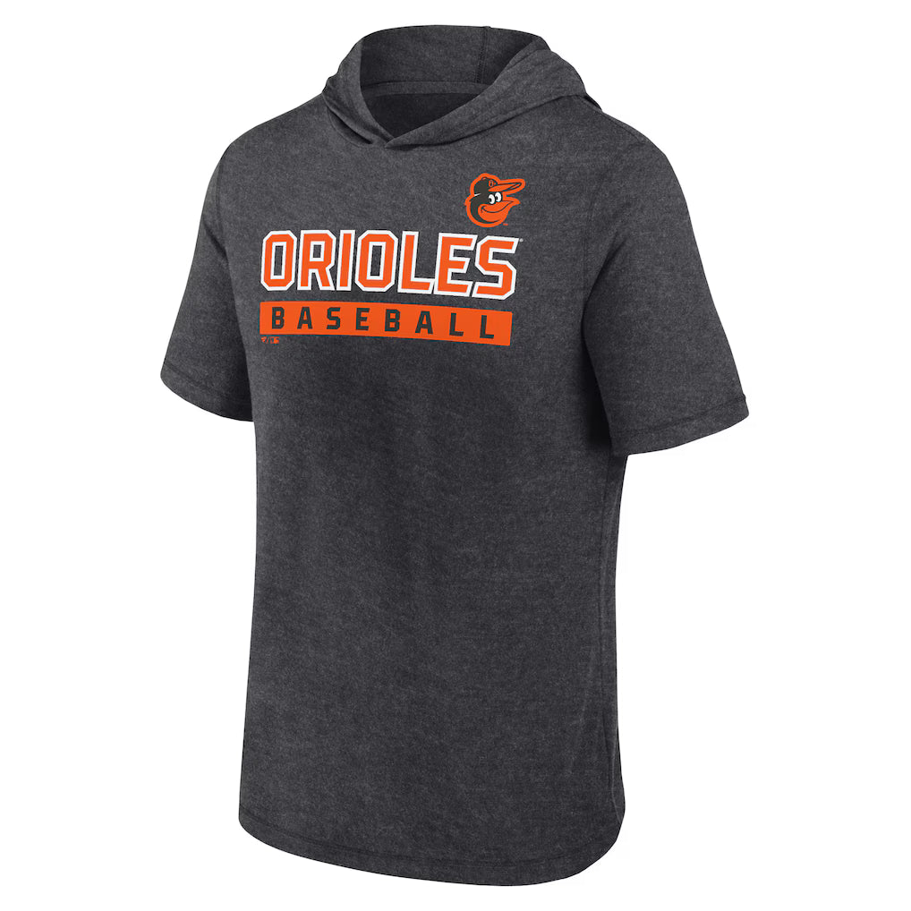 Baltimore Orioles Short Sleeve Hoodie