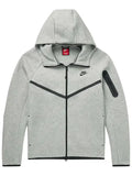 Nike Tech Fleece Full-zip Windrunner Hoodie Dark Grey Heather / Black