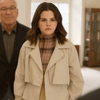 Only Murders in the Building S05 Mabel Mora Beige Jacket