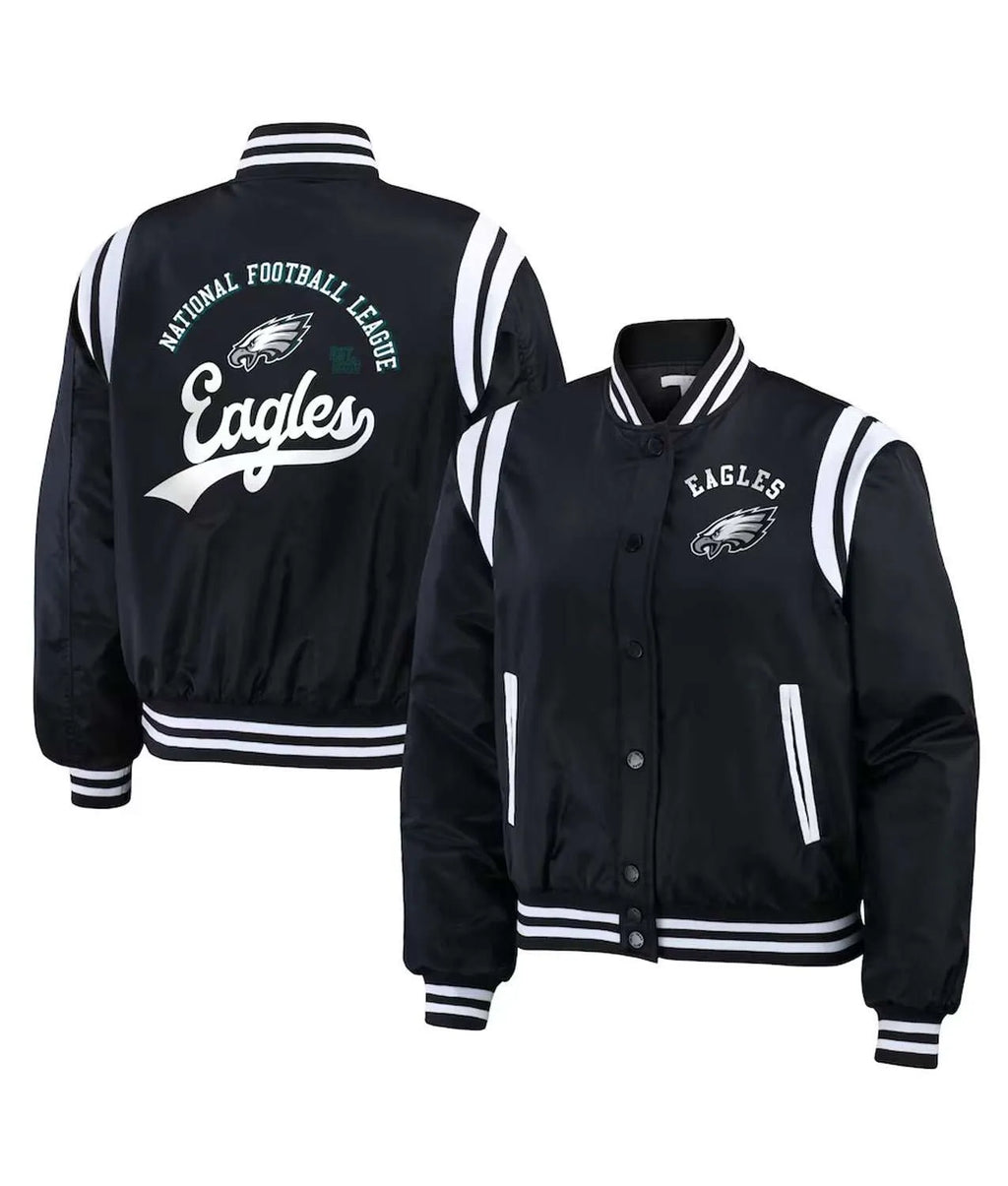 philadelphia-eagles-black-bomber-full-zip-jacket