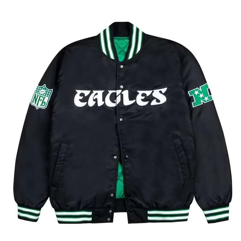 philadelphia-eagles-black-bomber-jacket
