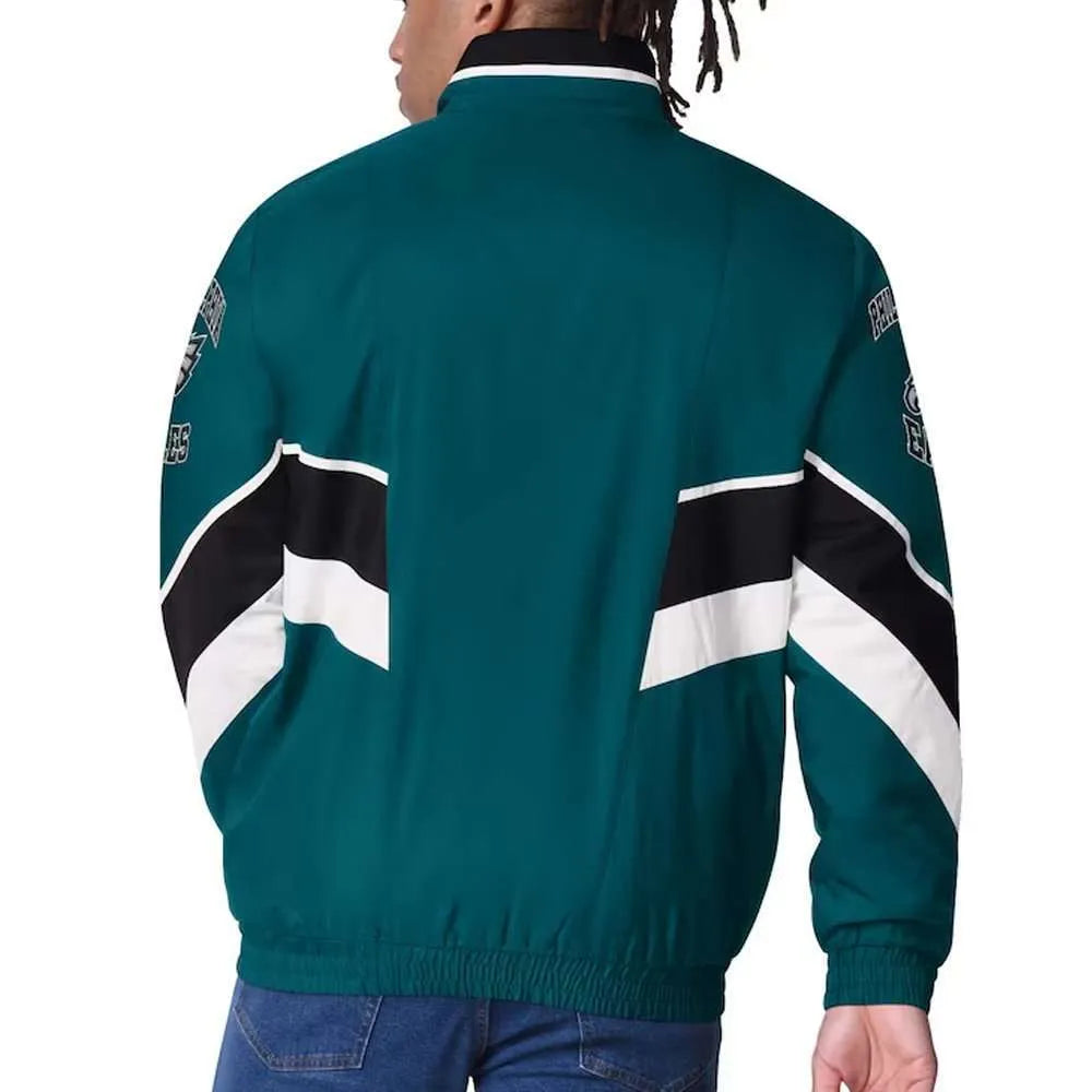 philadelphia-eagles-captain-midnight-green-varsity-satin-jacket