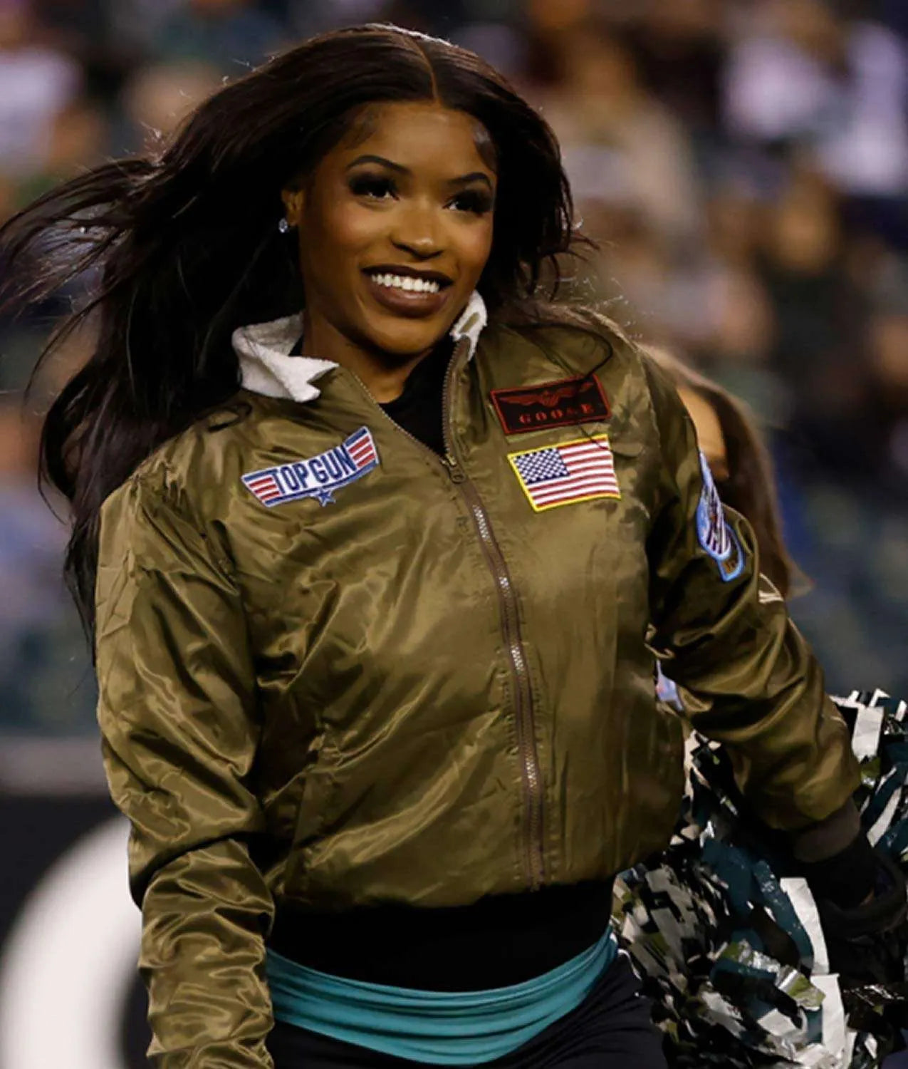 philadelphia-eagles-cheerleaders-top-gun-bomber-jacket