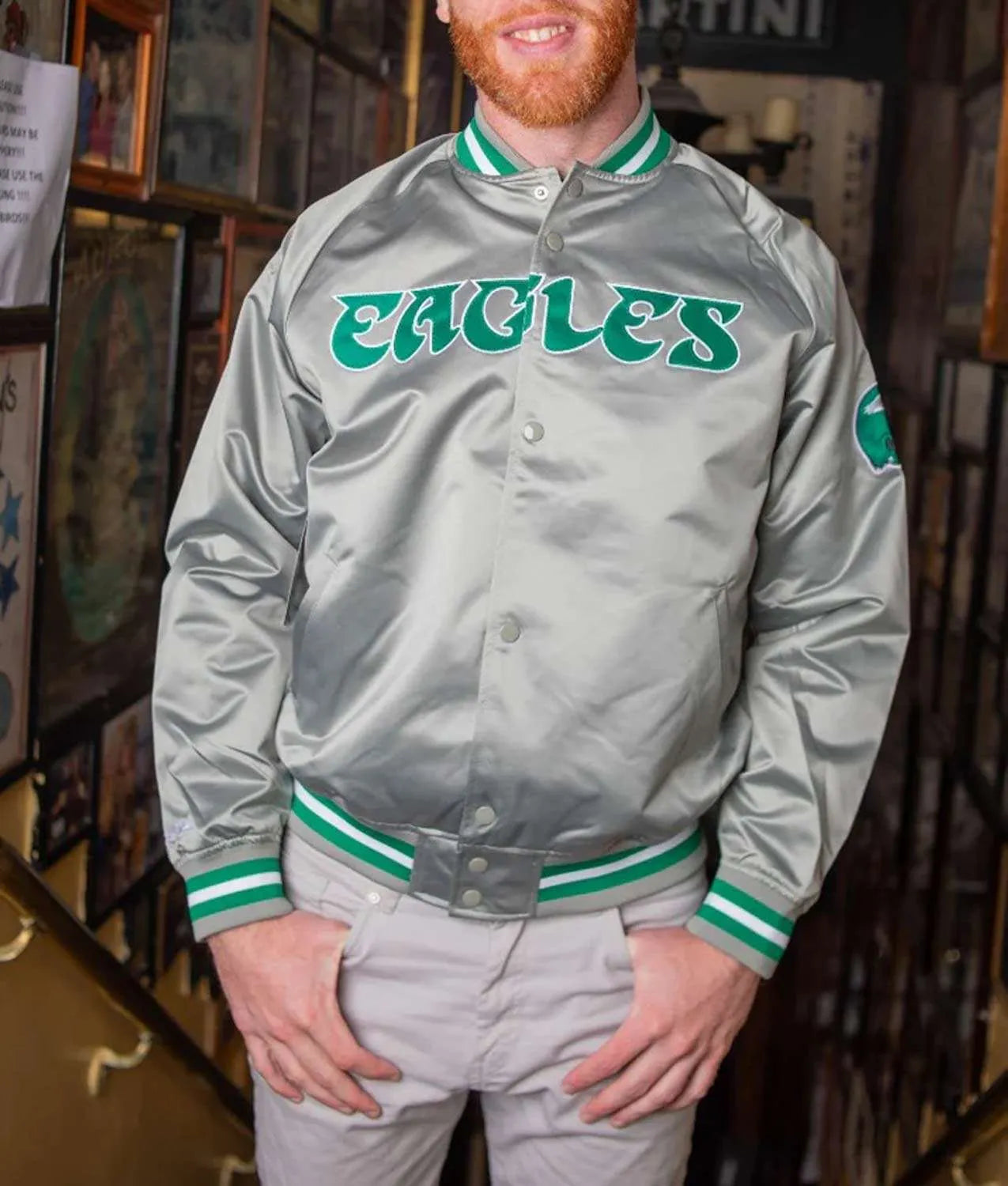 philadelphia-eagles-gray-satin-jacket