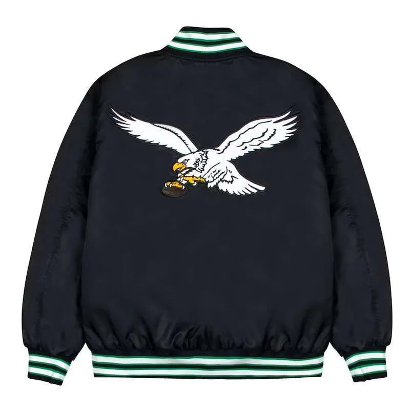 philadelphia-eagles-green-and-white-rib-bomber-black-jacket