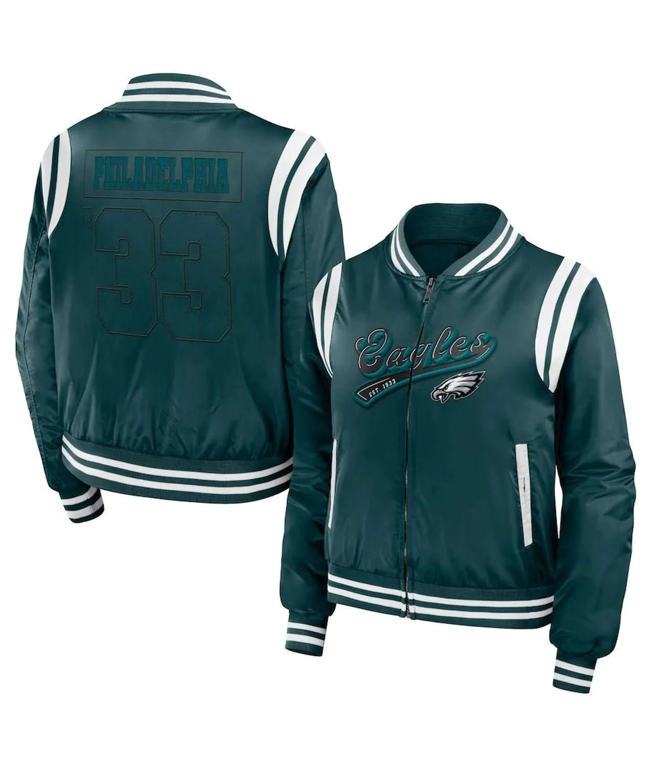 philadelphia-eagles-green-full-zip-jacket