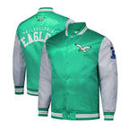 philadelphia-eagles-kelly-green-and-gray-team-satin-jacket