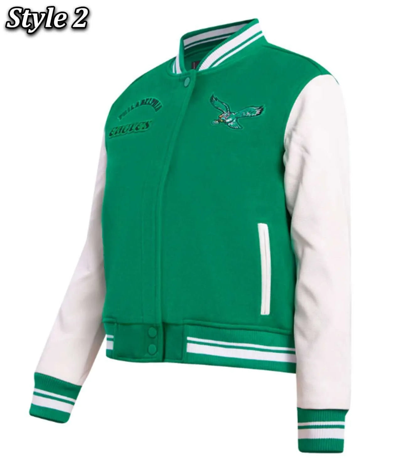 philadelphia-eagles-retro-classic-cream-green-varsity-jacket