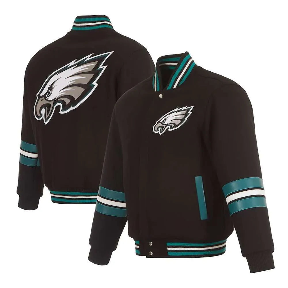 philadelphia-eagles-striped-black-varsity-wool-jacket