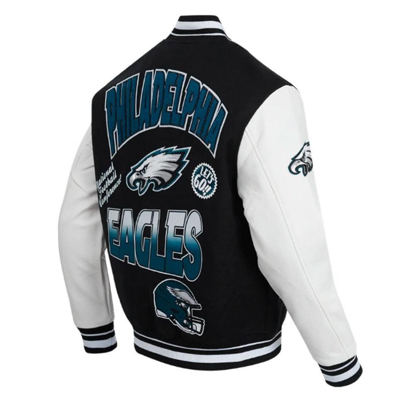 philadelphia-eagles-turn-it-up-black-and-white-jacket