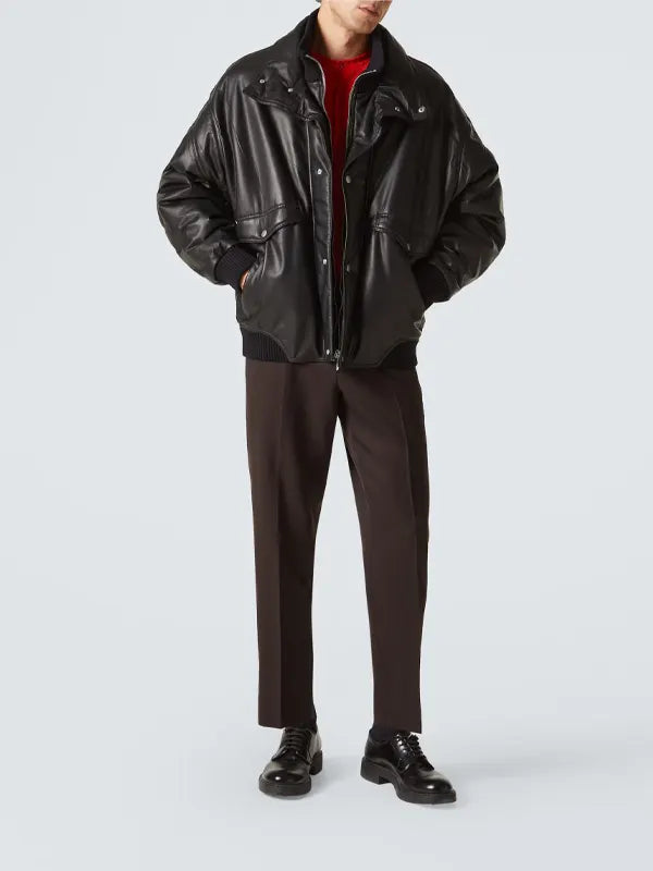 Prada Leather Jacket Mens