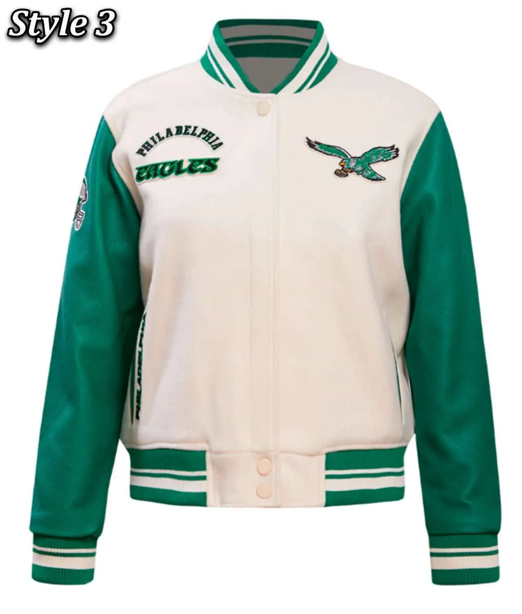 retro-classic-philadelphia-eagles-cream-green-varsity-jacket