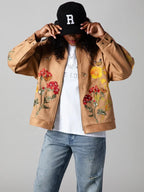 Ryoko Rain Monarch Clay Suede Work Jacket