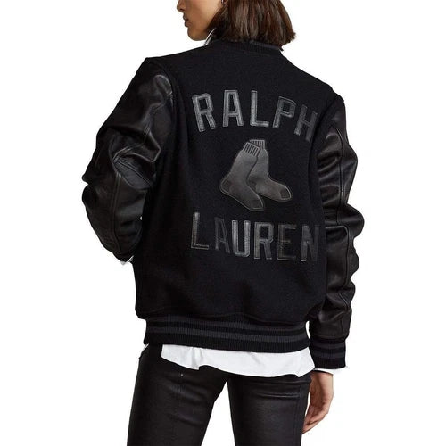 Polo Ralph Lauren Boston Red Sox MLB Black Bomber Jacket