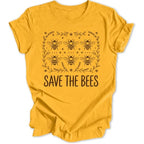 Save The Bees Shirt Yellow