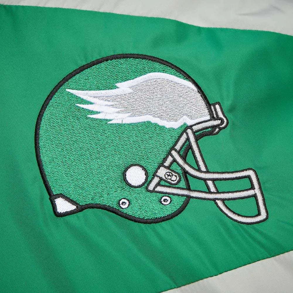speedway-philadelphia-eagles-green-nylon-jacket