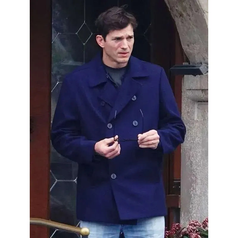 The Beauty Ashton Kutcher Peacoat