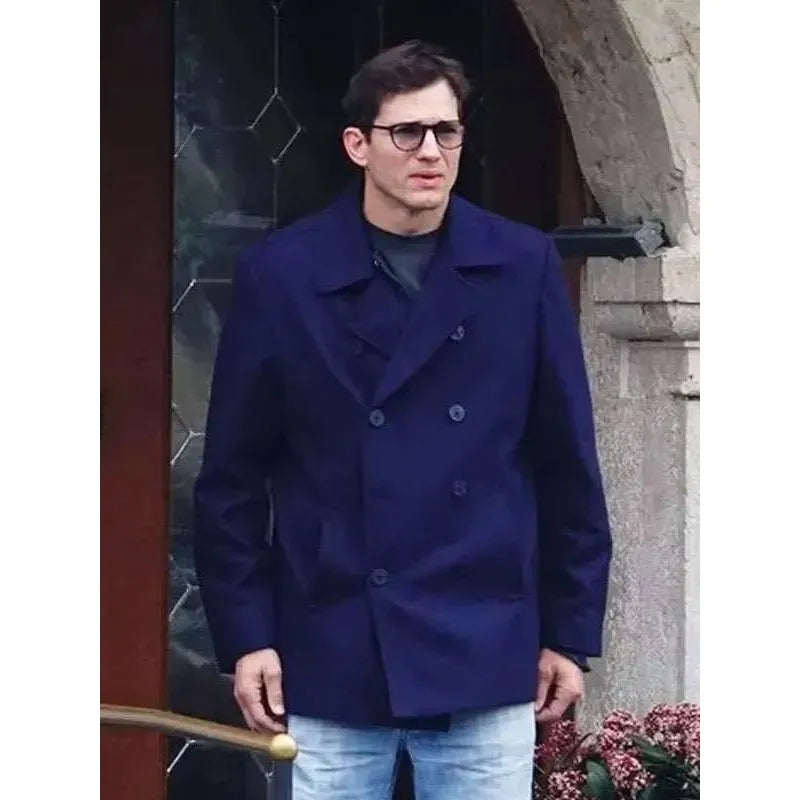 The Beauty Ashton Kutcher Peacoat