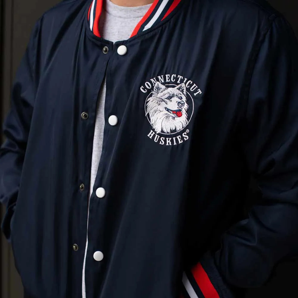 University of Connecticut Script Bomber Jacket