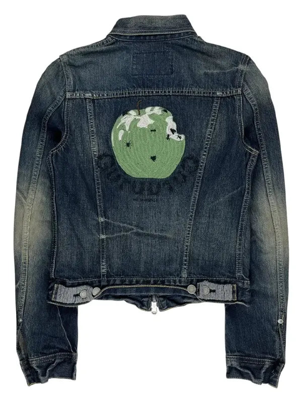 Undercover Guruguru-era Apple Embroidered Denim Jacket