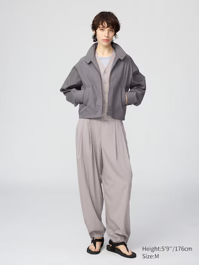 Grey Blouson Jacket Uniqlo