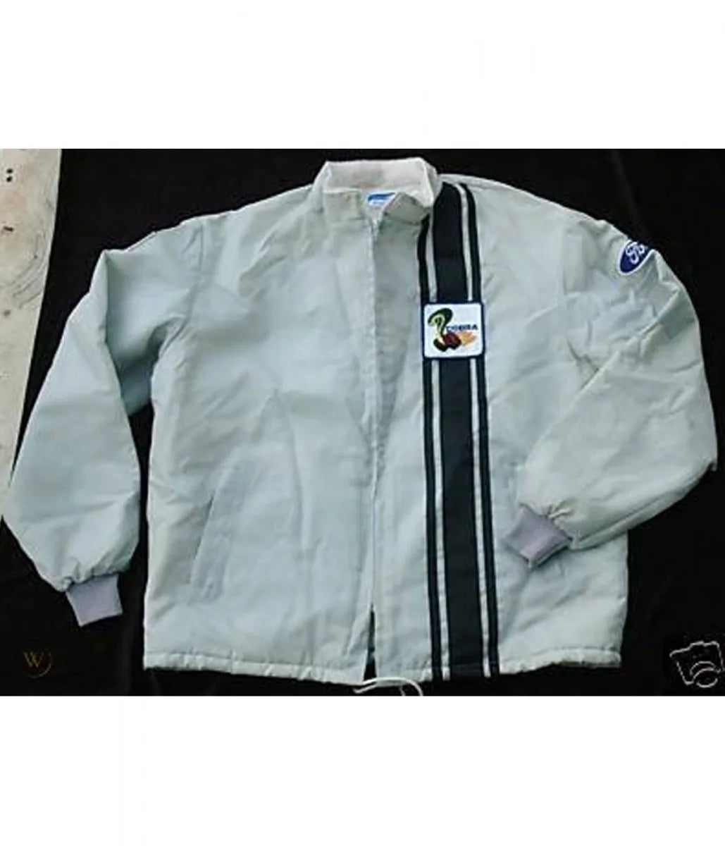 vintage-ford-mustang-cobra-shelby-white-jacket