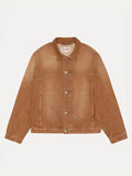 vintage brown denim jacket
