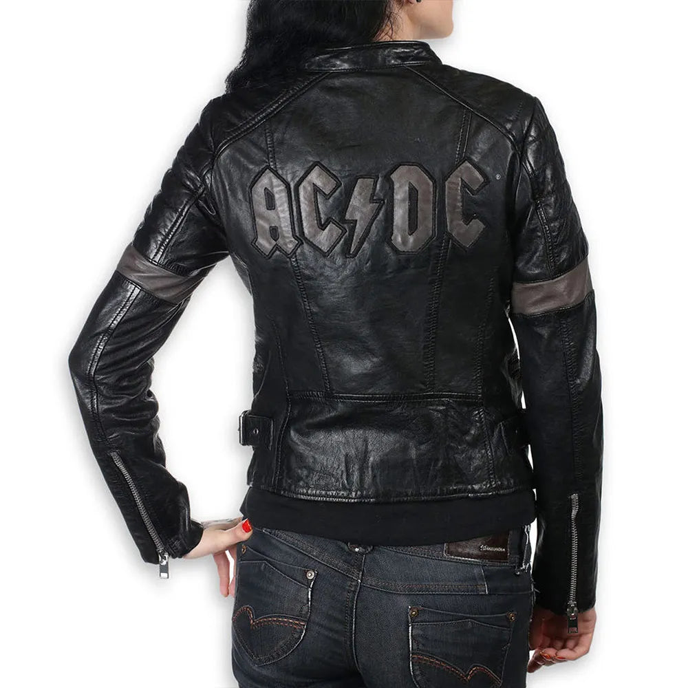 AC DC Leather Jacket