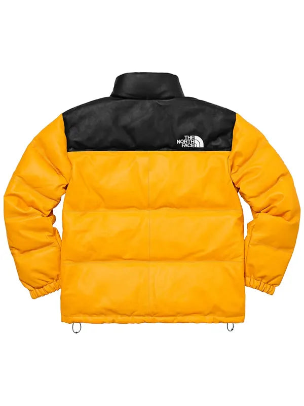 Yellow North Face Supreme Jacket
