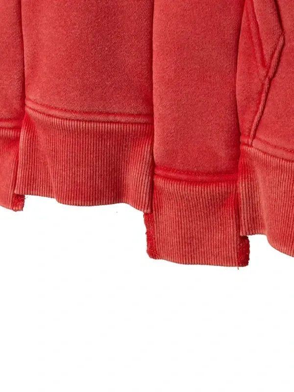 GV Gallery Raspberry Hills Red Spliced Hoodie For Sale