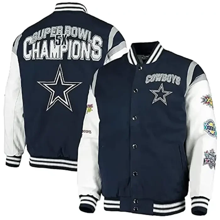 Beck Dallas Cowboys Varsity Full Snap Jacket