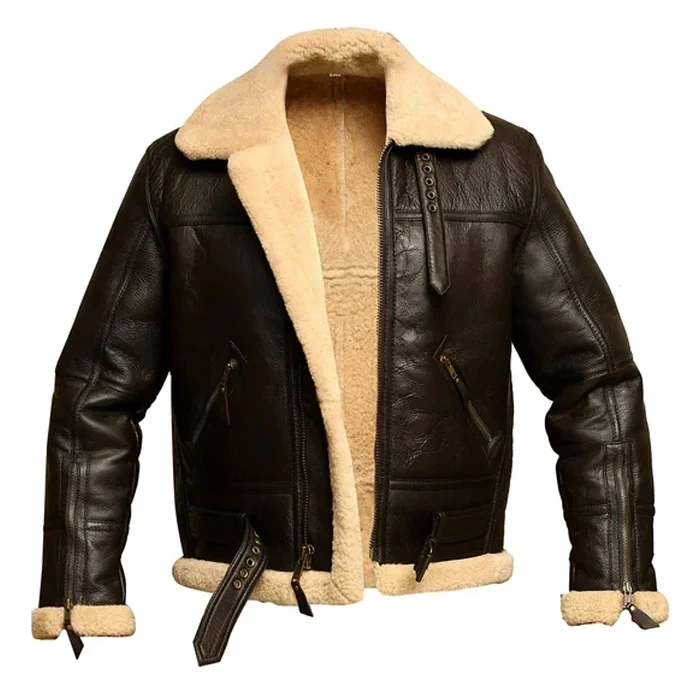 Men’s Dark Brown RAF B3 Flight Bomber Jacket