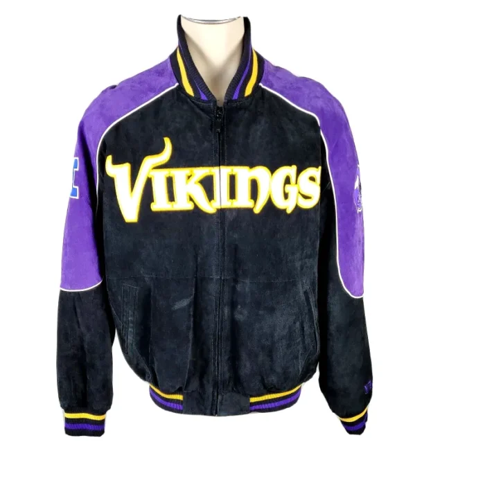 Minnesota Vikings Suede Jacket