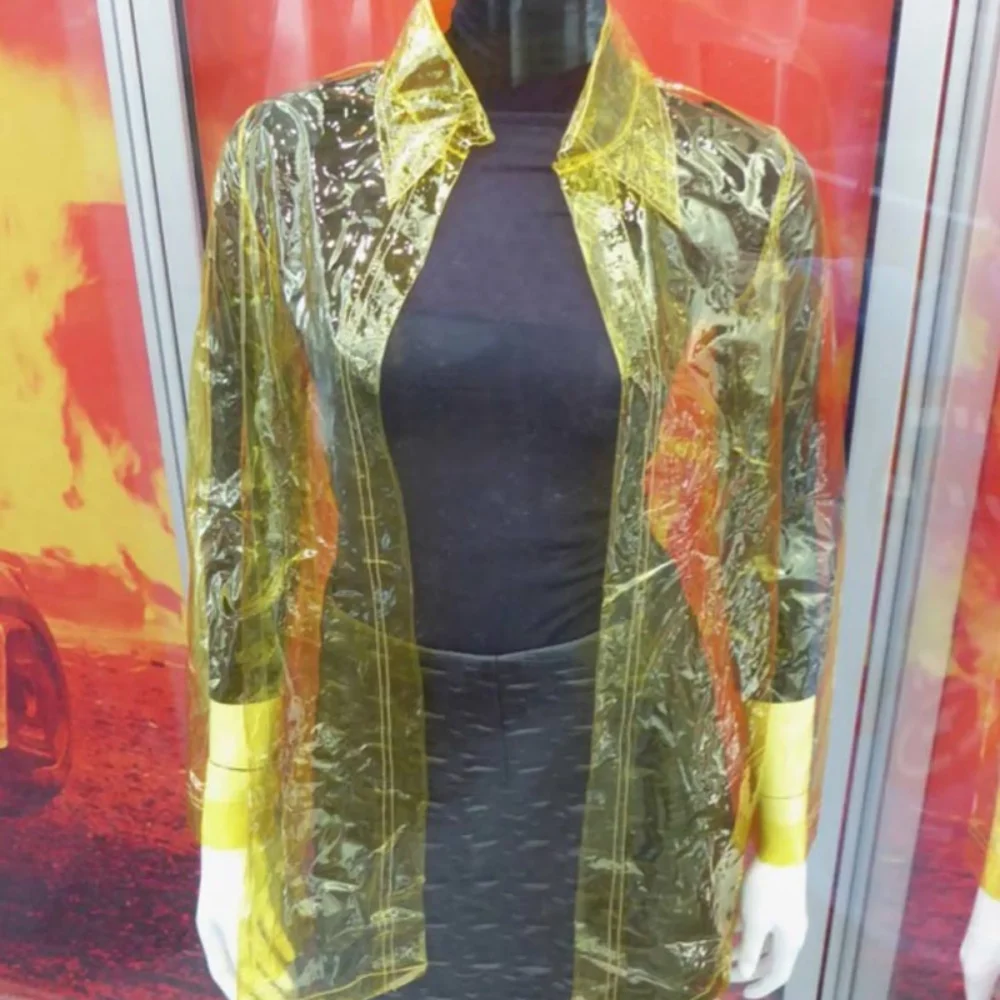 Blade Runner Dlear Yellow Raincoat For Women